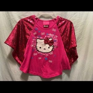 EUC-Hello Kitty sequins 6x shirt —-10